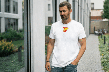 Camiseta contorno de España